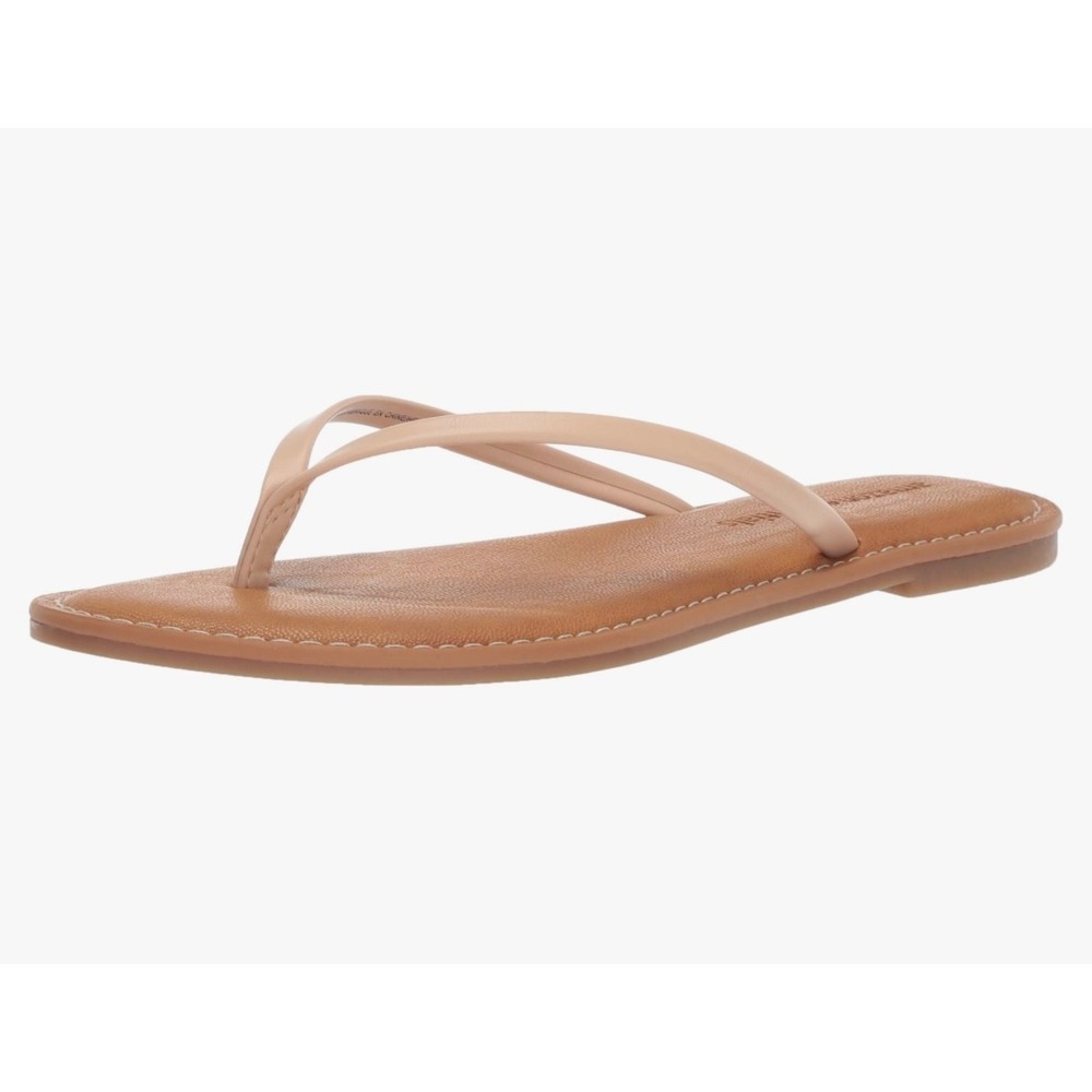 NEW Amazon Essentials Beige Thong Sandals Classic Comfort Size 9 Summer